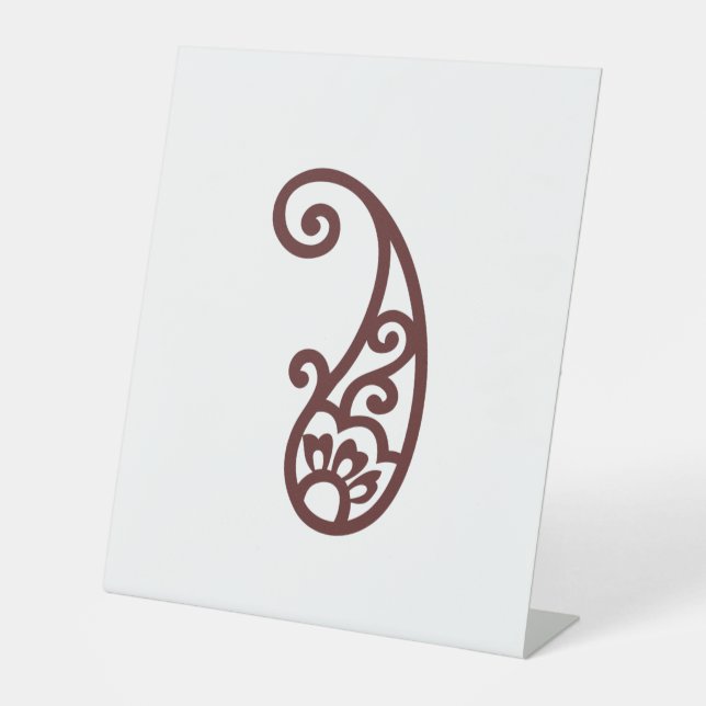 Roter Punkt Sockelschild (Vorderseite)