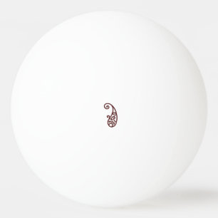 Roter Punkt Tischtennisball