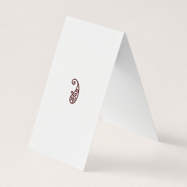 Roter Punkt Visitenkarten (Rückseite)