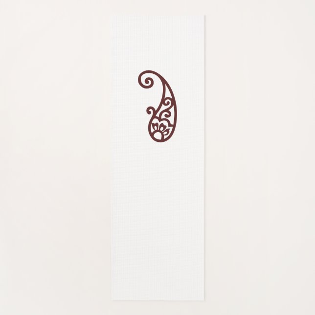 Roter Punkt Yogamatte (Vorderseite)