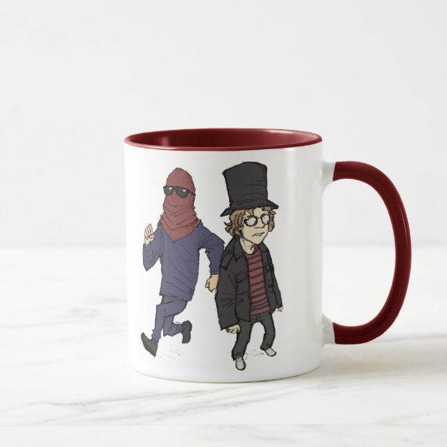 Roter Rächer und rote Dawg Tasse (Rechts)
