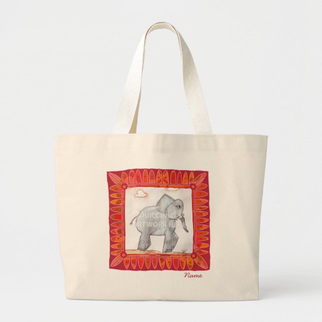 Roter Rahmen-riesige Tasche $28,95 (Vorne)