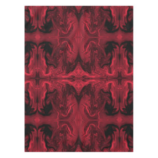 Roter Rauch Tischdecke