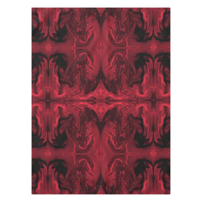Roter Rauch Tischdecke (Vorderseite)