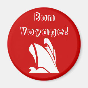 Roter Reise-Magnet Magnet