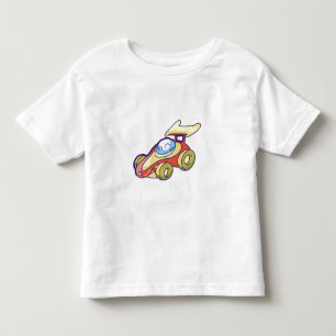 Roter Rennwagen Kleinkind T-shirt