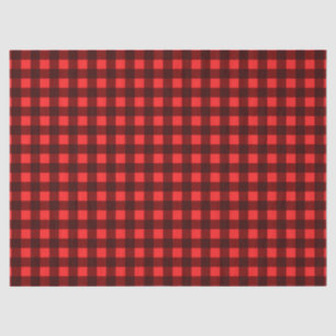Roter Retro WeihnachtsfeiertagTartan kariert Seidenpapier