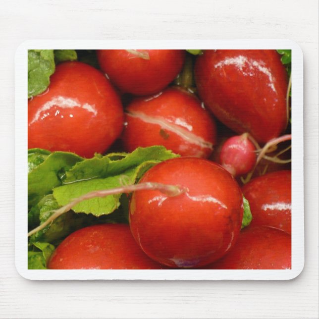 Roter Rettich Mousepad (Vorne)