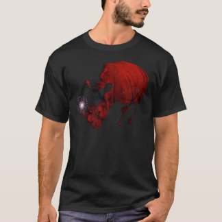 Roter Rhino-T - Shirt