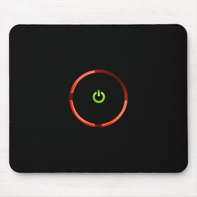Roter Ring der Todesmausunterlage Mousepad (Vorne)