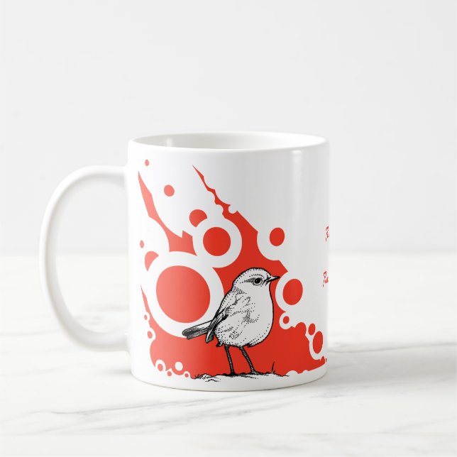 Roter Robin Tasse (Links)