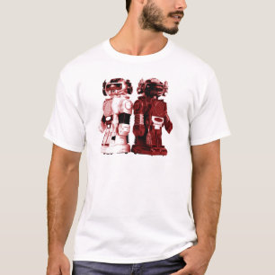 roter Roboter-T - Shirt