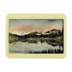 Roter Rocksee, Boulder, Colorado Vintage Magnet