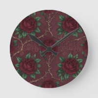 Roter Rosen-Dornen-Kranzmuster