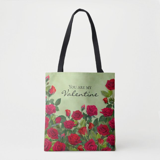 Roter Rosengarten Valentinstag Floralien Benutzerd (Vorderseite)