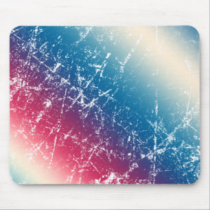 Roter, roter, kratzter Marmor mit mehreren Farben Mousepad