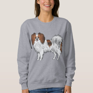 Roter Sable Phalène Glücklicher Kleiner Spielzeug- Sweatshirt