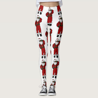 Roter Samt Leggings