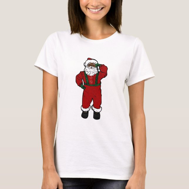 Roter Samt T-Shirt (Vorderseite)