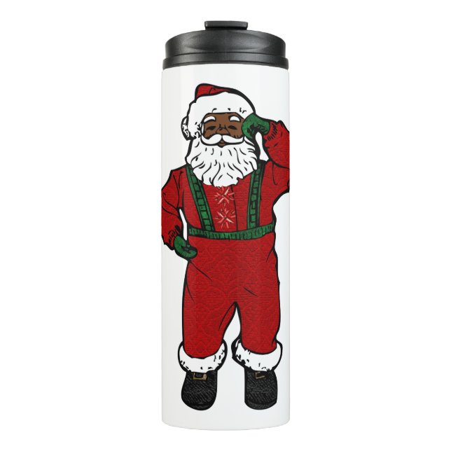 Roter Samt Thermosbecher (Vorderseite)