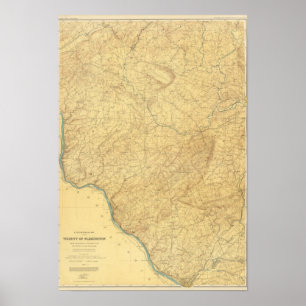 Roter Sandstein, New-Jersey Poster