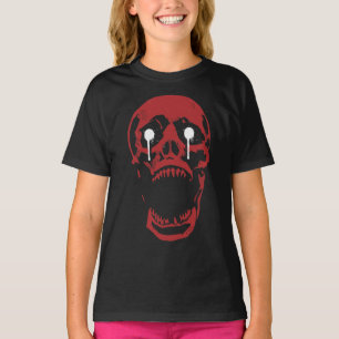 Roter Schädel driften: Gothic Edge T-Shirt