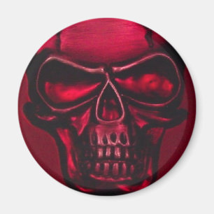ROTER SCHÄDEL MAGNET