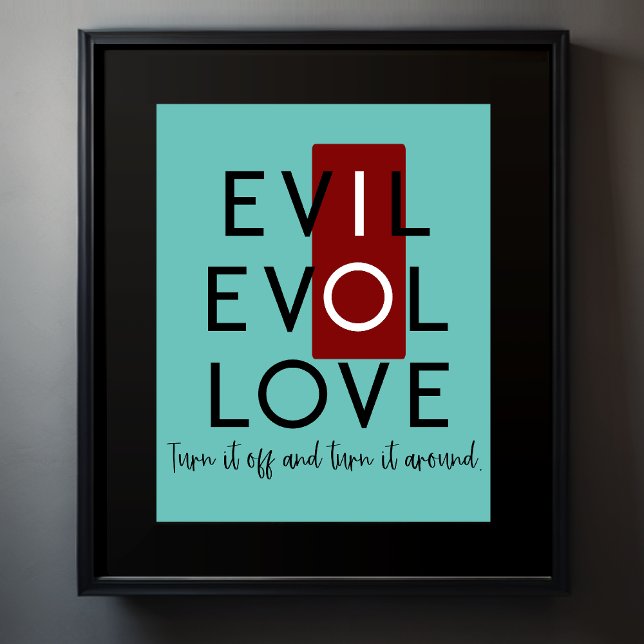 Roter Schalter des Teufels Ausschalten Poster (Von Creator hochgeladen)