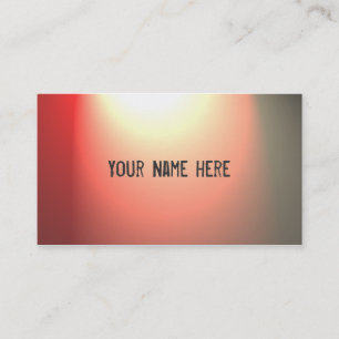 Roter Scheinwerfer für individuell anpassbare Visi Visitenkarte