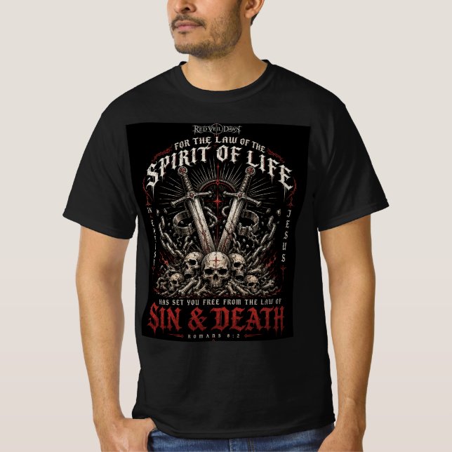 ROTER SCHLEIER DAWN - Geist des Lebens T-Shirt (Vorderseite)