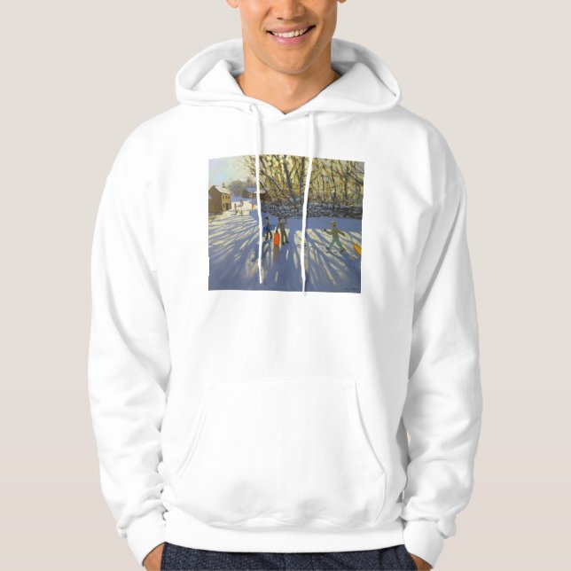 Roter Schlitten Monyash Derbyshire Hoodie (Vorderseite)