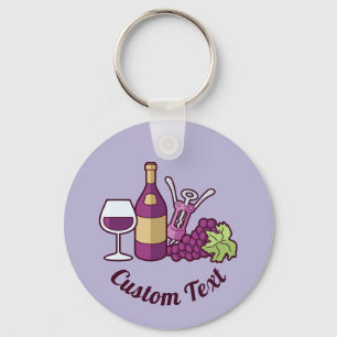 Roter Schlüsselanhänger