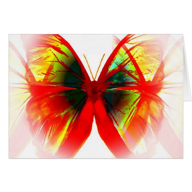 Roter Schmetterling (Vorderseite (Horizontal))