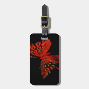 Roter Schmetterling Gepäckanhänger