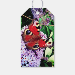 Roter Schmetterling Geschenkanhänger