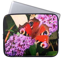 Roter Schmetterling Laptopschutzhülle