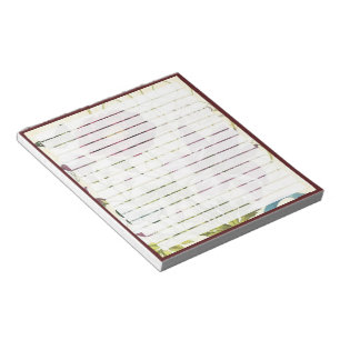 Roter Schmetterling Notizblock