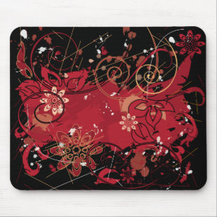 roter Schmutz Mousepad