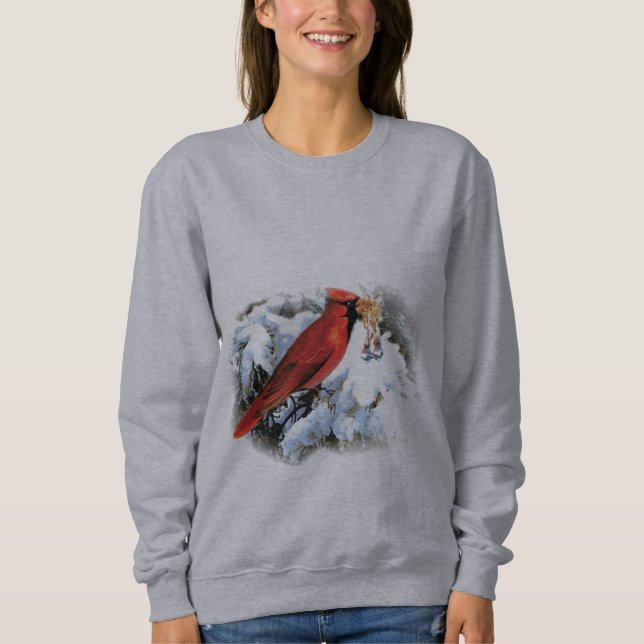 Roter Schnee Sweatshirt (Vorderseite)