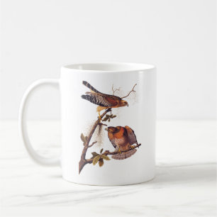 Roter Schulter Hawk Audubon Bird of Prey Kaffeetasse