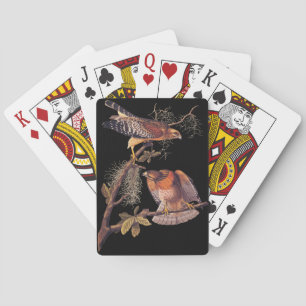 Roter Schulter Hawk Audubon Bird of Prey Spielkarten