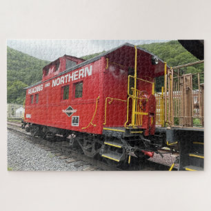 Roter Schuppen Puzzle