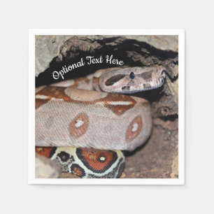 Roter Schwanz Boa Constrictor Serviette