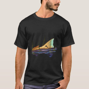 Roter Schwanz-Druckfisch Roter Trommelfisch-Shirt T-Shirt