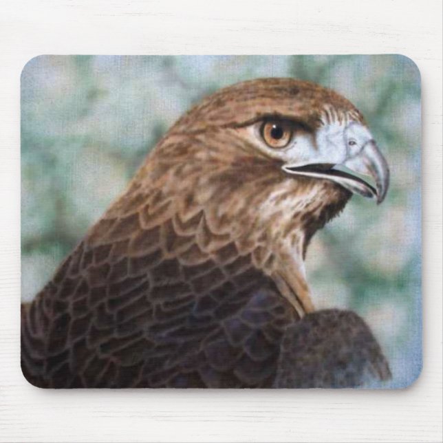Roter Schwanz Hawk Mousepad (Vorne)