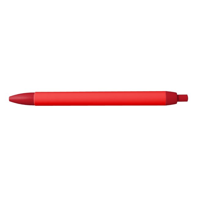 Roter schwarzer Tinte Pen Kugelschreiber (Vorderseite)