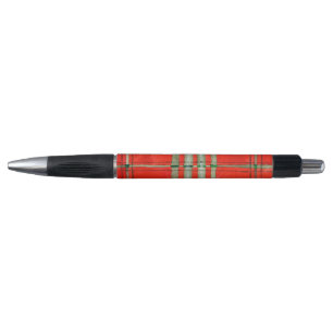 ROTER SCOTT-TARTAN Emmy Pen Kugelschreiber