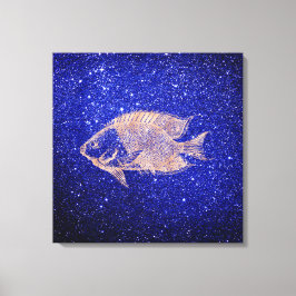 Roter See Meeresleben Rosa Rose Gold1 Leinwanddruck