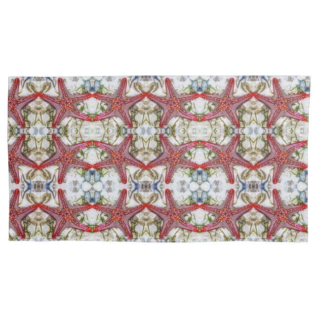 Roter Seestern Kissenbezug (Vorderseite)