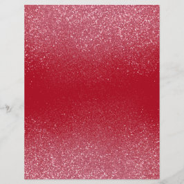 Roter Shimmer-Glitzer Staubsauger